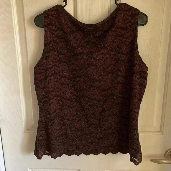NWOT Coldwater Creek Dressy lined Tank Top SZ Large - Picture 4 of 6